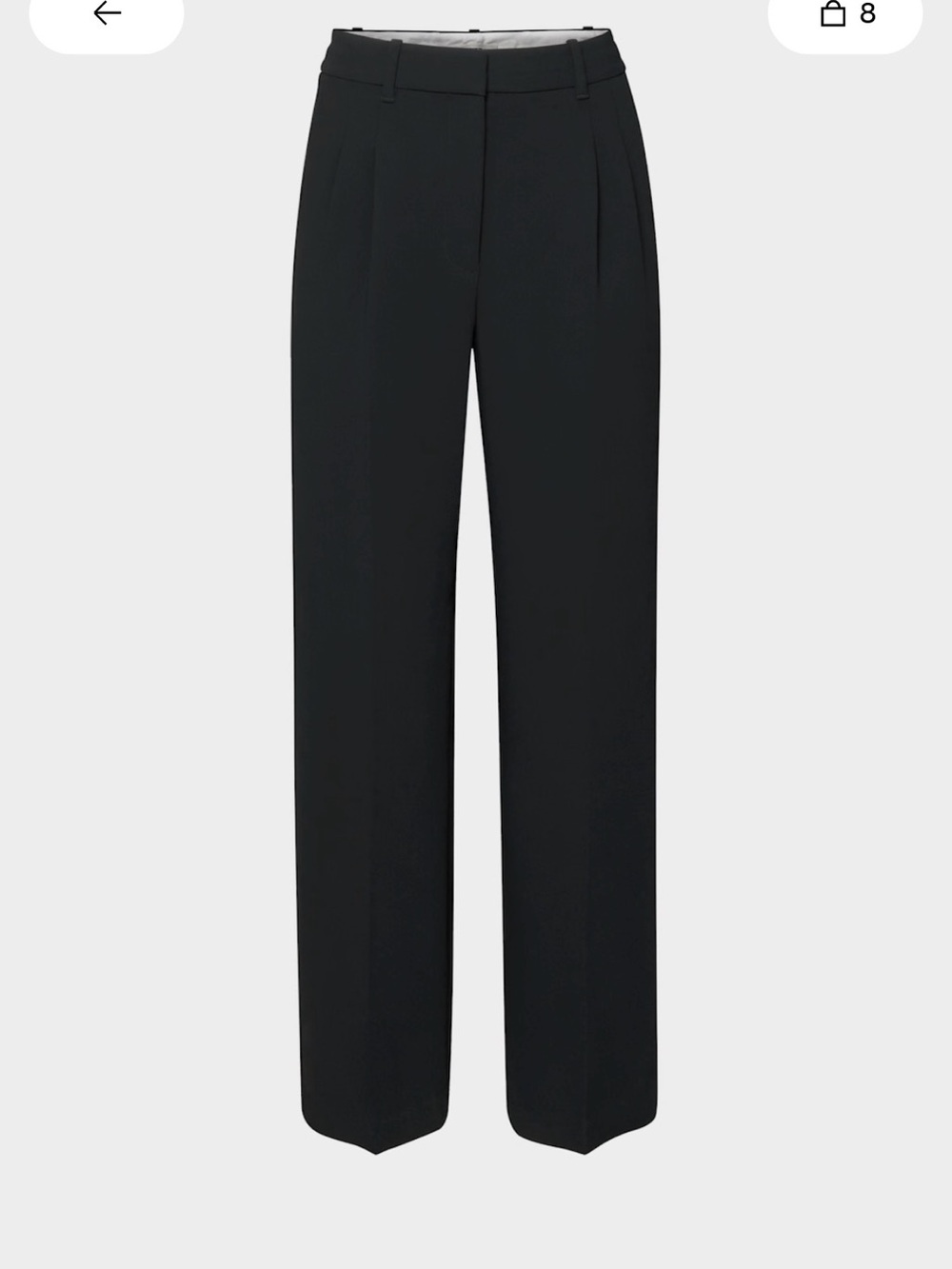 NWT Aritzia Effortless Pants | Black | Size 4 Tall